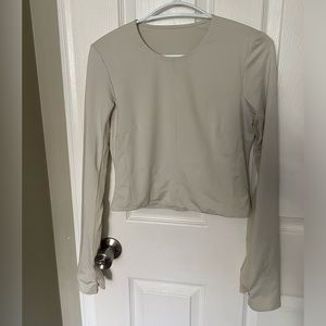 lululemon long sleeve shirt bone size S